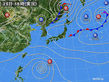 2016年09月25日の実況天気図