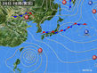 2016年09月26日の実況天気図