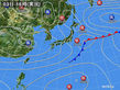 2016年11月03日の実況天気図