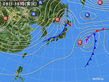 2016年11月08日の実況天気図