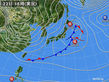 2016年11月22日の実況天気図