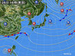 2016年11月26日の実況天気図