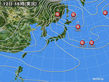 2017年01月12日の実況天気図
