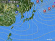 2017年01月24日の実況天気図