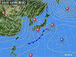 2017年02月09日の実況天気図