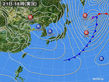 2017年02月21日の実況天気図