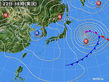 2017年03月22日の実況天気図