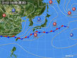 2017年03月31日の実況天気図