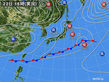 2017年04月22日の実況天気図