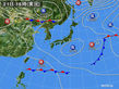 2017年05月21日の実況天気図