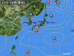 2017年07月04日の実況天気図