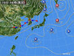 2017年07月10日の実況天気図