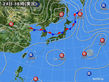 2017年07月24日の実況天気図
