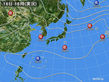 2017年08月16日の実況天気図