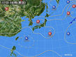 2017年08月17日の実況天気図