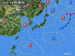 2017年08月20日の実況天気図