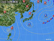 2017年08月22日の実況天気図