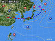 2017年08月25日の実況天気図