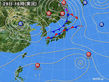 2017年08月29日の実況天気図