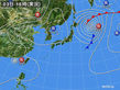 2017年09月03日の実況天気図