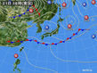 2017年09月21日の実況天気図