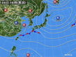 2017年10月06日の実況天気図