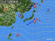 2017年10月07日の実況天気図