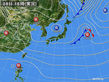 2017年10月08日の実況天気図