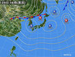 2017年10月09日の実況天気図
