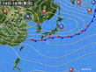 2017年10月16日の実況天気図