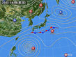2017年10月20日の実況天気図