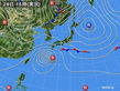 2017年10月28日の実況天気図