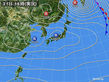 2017年10月31日の実況天気図