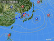 2017年11月10日の実況天気図