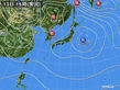 2017年11月13日の実況天気図