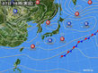 2017年12月07日の実況天気図