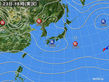 2017年12月23日の実況天気図