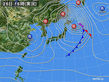 2017年12月25日の実況天気図