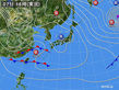 2018年01月07日の実況天気図