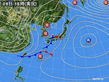 2018年01月08日の実況天気図