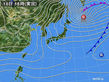 2018年01月10日の実況天気図