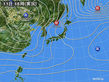 2018年01月11日の実況天気図