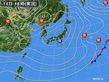 2018年01月14日の実況天気図