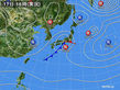 2018年01月17日の実況天気図