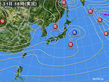 2018年01月31日の実況天気図