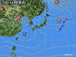 2018年02月13日の実況天気図