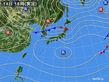 2018年02月14日の実況天気図