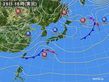 2018年02月25日の実況天気図