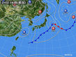 2018年05月24日の実況天気図