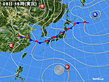 2018年07月08日の実況天気図